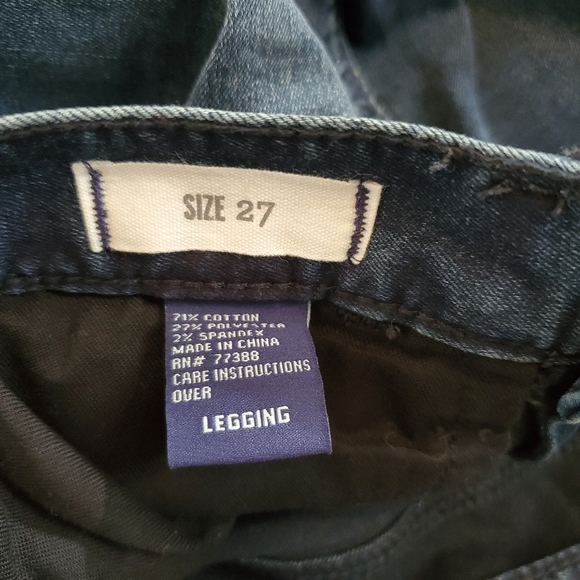 Madewell jeans the legging skinny jean dark wash size 27 - Picture 4 of 5